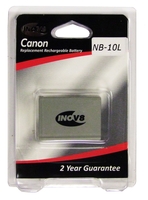 Canon NB-10L Equivalent Digital Camera Battery by Inov8