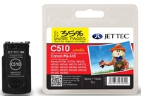 Canon PG510 Black Remanufactured Ink Cartridge by JetTec C510