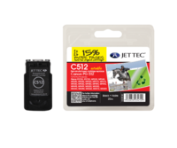 Canon PG512 Black Remanufactured Ink Cartridge by JetTec C512