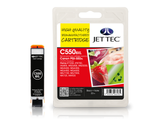 Canon PGI-550XL Black Remanufactured Ink Cartridge by JetTec - C550BXL