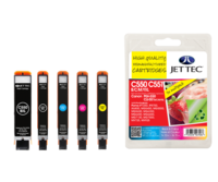 Canon PGI550 BXL & CLI551 BCMYXL Remanufactured Ink Cartridge by JetTec C550BXL C551BXL C M Y