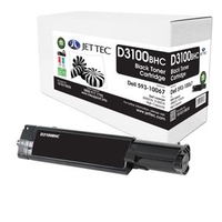 Dell 593-10067 Black Laser Toner Cartridge by JetTec - D3100BHC