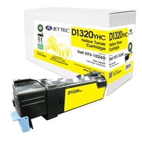 Dell 593-10260 Yellow Laser Toner Cartridge by JetTec - D1320YHC