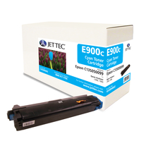 Epson C13S050099 Cyan Laser Toner Cartridge by JetTec - E900C