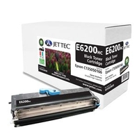 Epson C13S050166 Black Laser Toner Cartridge by JetTec - E6200HC