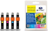 Epson T0715 B C M Y MULTIPACK Remanufactured JetTec Ink Cartridge