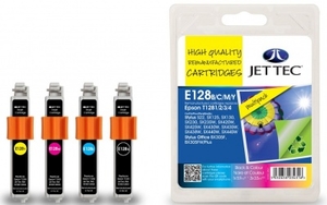 Epson T1281/2/3/4 Multipack Remanufactured JetTec Ink Cartridge