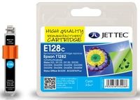 Epson T1282 Cyan Remanufactured Ink Cartridge by JetTec E128C