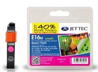 Epson T1623 Magenta Remanufactured Ink Cartridge by JetTec E16M