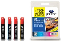 Epson T1631/2/3/4 Multipack Remanufactured Ink Cartridge by JetTec - E16B/C/M/YXL