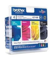 Genuine Brother Multipack LC1100 Ink Cartridge LC1100VALBP