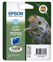 Genuine Light Cyan Epson T0795 Ink Cartridge C13T07954010