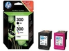Genuine Multipack Black/TriColour HP300 Ink Cartridge CN637EE