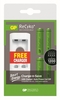 GP PowerBank USB Charger U211 with 2x ReCyko 1000AA & 2x ReCyko 400AAA