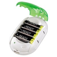 Hama Delta Plus Charger +4x AA Ready for Power Batteries