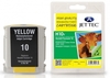 HP10 C4842A Yellow Remanufactured Ink Cartridge by JetTec H10Y