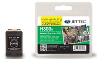 HP300 BLK CC640EE Black Remanufactured Ink Cartridge by JetTec H300B
