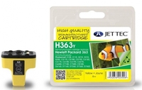 HP363 C8773E Yellow Remanufactured Ink Cartridge by JetTec H363Y