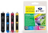 HP364 Black,  Cyan,  Magenta,  Yellow Multipack Remanufactured Ink Cartridge by JetTec - H364BCMY