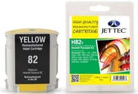 HP82Y C4913A Yellow Remanufactured Ink Cartridge by JetTec H82Y