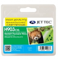 HP903XL Cyan Remanufactured Ink Cartridge by JetTec H903CXL