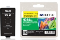 HP934XL Black Remanufactured Ink Cartridge by JetTec H934BXL