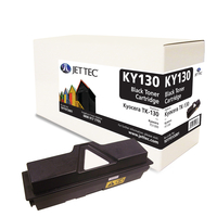 Kyocera TK-130 Black Laser Toner Cartridge by JetTec - KY130