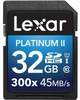 Lexar Platinum II SDHC Class 10 (300x) Memory Card 32GB