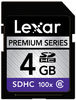 Lexar Premium 100x Secure Digital Card SDHC CLASS 6 - 4GB