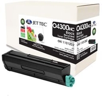 Oki 1101202 Black Laser Toner Cartridge by JetTec - O4300HC