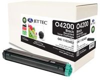 Oki 1103402 Black Laser Toner Cartridge by JetTec - O4200