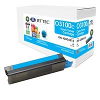 Oki 42804515 Cyan Laser Toner Cartridge by JetTec - O3100C