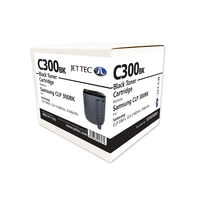 Samsung CLP300B Black Laser Toner Cartridge by JetTec - C300B