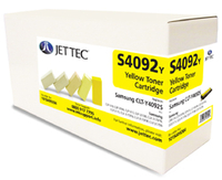 Samsung CLT-Y4092S Yellow Laser Toner Cartridge by JetTec - S4092Y