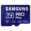Samsung PRO PLUS microSD card 180MBs U3,  V30,  A2,  with adapter 256GB