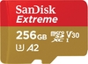 SanDisk Extreme MicroSDXC 160MBs UHSI Card with adapter 256GB