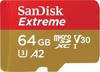SanDisk Extreme MicroSDXC 160MBs UHSI Card with adapter 64GB