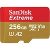 SanDisk Extreme microSDXC 190MBs UHSI U3 V30 with Adapter 256GB