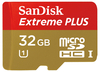 SanDisk Extreme PLUS Micro SDHC UHS-I card - 32GB