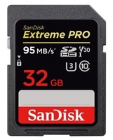 SanDisk Extreme Pro 95MB s SDHC V30 UHSI Card 32GB