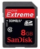 SanDisk Extreme SDHC UHS1 Card 30MB/sec (Class 10) 8GB