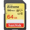 SanDisk Extreme SDXC Card 150MB s UHSI Card U3 V30 64GB