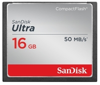 SanDisk Ultra 50MB sec Compact Flash Card 16GB