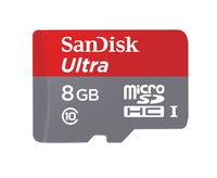 SanDisk Ultra Micro SDHC Memory Card 48MB/s (Class 10) for Android with SD Adapter - 8GB