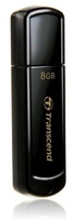 Transcend JetFlash 350 Black USB Flash Drive - 8GB