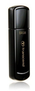 Transcend JetFlash 350 Black USB Flash Drive 64GB