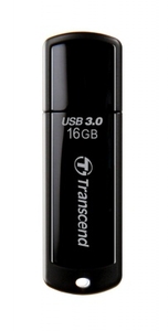Transcend JetFlash 700 Black USB Flash Drive 16GB