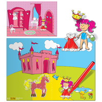 Princesses Magnetic Colour in Play Scene