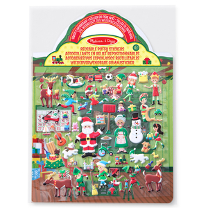 Reusable Puffy Stickers: Santa