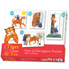 The Tiger Who Came to Tea 4 in 1 Puzzle